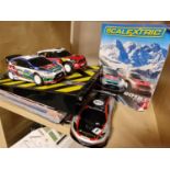 Loose Scalextric 2012 Car Rally Racing Set - Mini, Peugeot, Audi