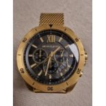 Designer Michael Kors Gold-Plated Wrist Watch