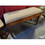 Well Upholstered Twin Berth Piano Stool
