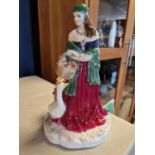 2003 Royal Worcester "Fruit Seller at the Nottingham Goose Fair" Figurine - Guild of Specialist Gift