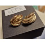 Pair of 9ct Gold Earrings - 4g