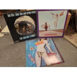 Trio of Rolling Stones LP Vinyl Records inc Get Yer Ya-Ya's Out