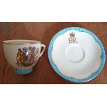 1950's Clarice Cliff Elizabeth II Monarchy Coronation Tea Set