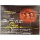 Set of 4 thriller original UK quad film posters (40" x 30"), comprising the China Syndrome (1978), t