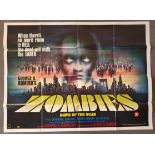 Zombies - Dawn of the Dead (1978) - original UK quad film poster (40" x 30") - (very slight foldwear