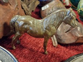 Antique Bronze Horse Figure