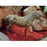 Antique Bronze Horse Figure