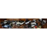 Collection of Large Scale 1950's Die Cast Cars Models