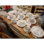 Large 80pc+ Royal Albert Brigadoon Tea and Dinner Service