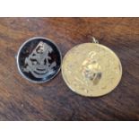 Pair of Hallmarked Silver Coins/Medals - 28.7g
