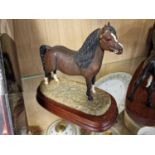 Border Fine Arts Farming Horse Resin Figure