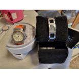 Pair of Ellesse and Calvin Klein Boxed Designer Ladies Watches