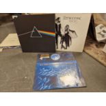 Trio of Re-Issue Vinyl LP Records inc Fleetwood Mac, Pink Floyd and Eric Clapton - all relatively as