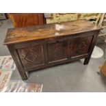 Antique Oak Coffer/Blanket Box