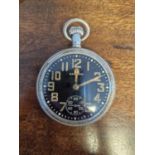 Vintage Waltham Military Army Pocket Watch w/broad arrow mark