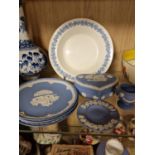 Wedgwood Jasperware Collection + a Queensware Plate
