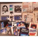 Collection of Jean-Michel Jarre ephemera, including programmes, tickets and books