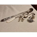 Collection of Various Hallmarked Silver Decorative Items inc School of Ducks and Ephemera