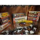 Collection of Boxed Die-Cast Buses and Trucks Toys inc Trackside and Corgi