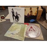 Quartet of Re-Issue Vinyl LP Records inc Fleetwood Mac, Eagles, Peter Gabriel, Lennon - all relative