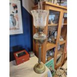 Large Messenger's Late Victorian Oil Lamp