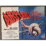 Set of 5 comedy original UK quad film posters (40" x 30"), comprising Airplane (1980) / 1941 (1979)