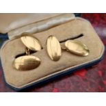 Pair of 18ct Gold Cufflinks - 7.68g