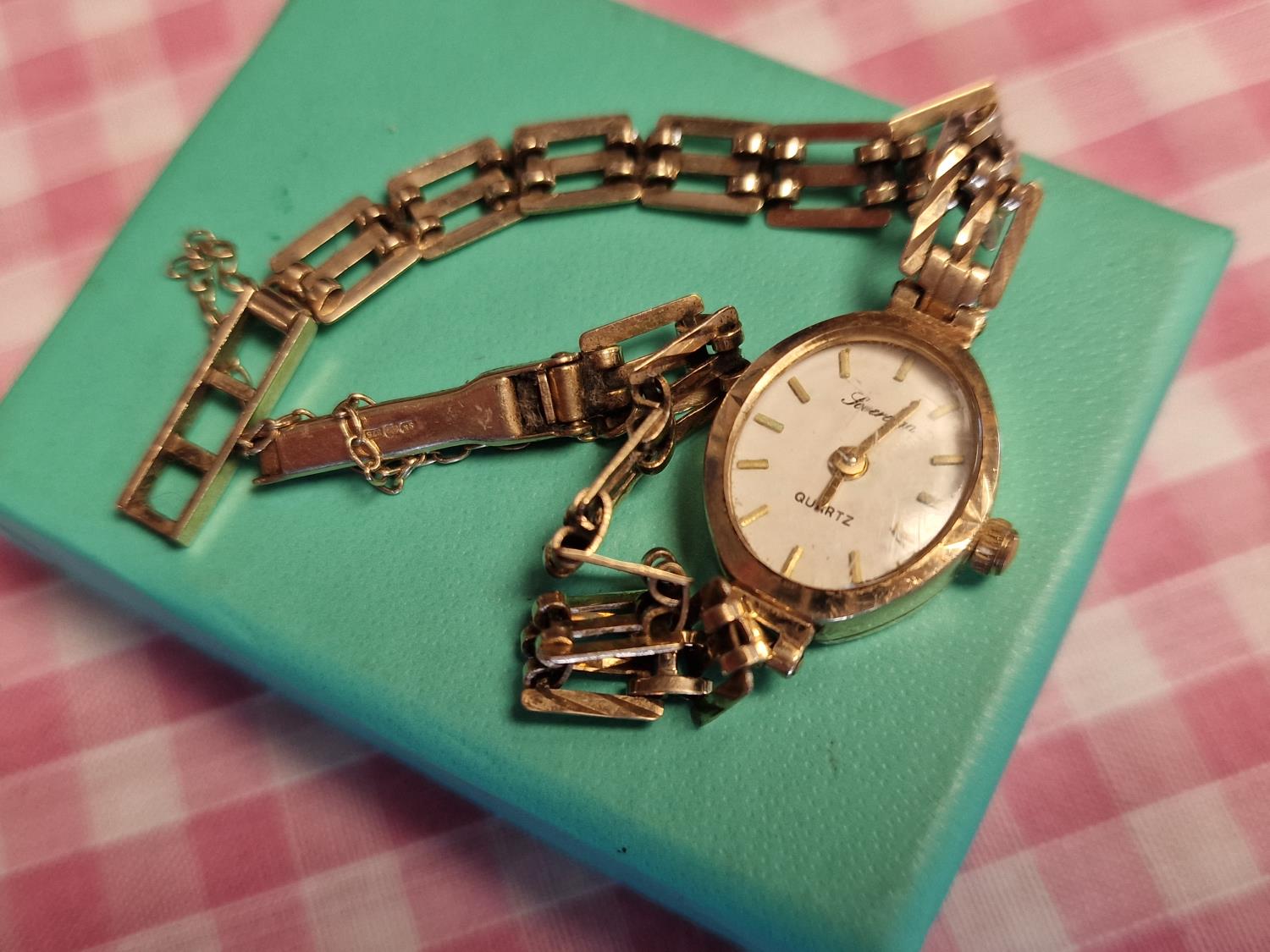 9ct Gold Cocktail Watch - 8.6g total