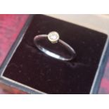 18ct White Gold & Diamond Engagement Ring