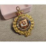 1920's 9ct Gold Masonic 'Justice, Truth, Philanthropy' Medal Fob - 3.55g