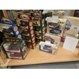 Collection of 20 Boxed Die-Cast Buses/trucks Toys etc inc Corgi and Lledo