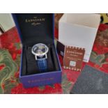 Boxed Limited Edition Thomas Earnshaw City of London Silver Plated Skeleton Gents Wrist Watch