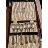 Box of Hallmarked Silver Spoons - 71g total