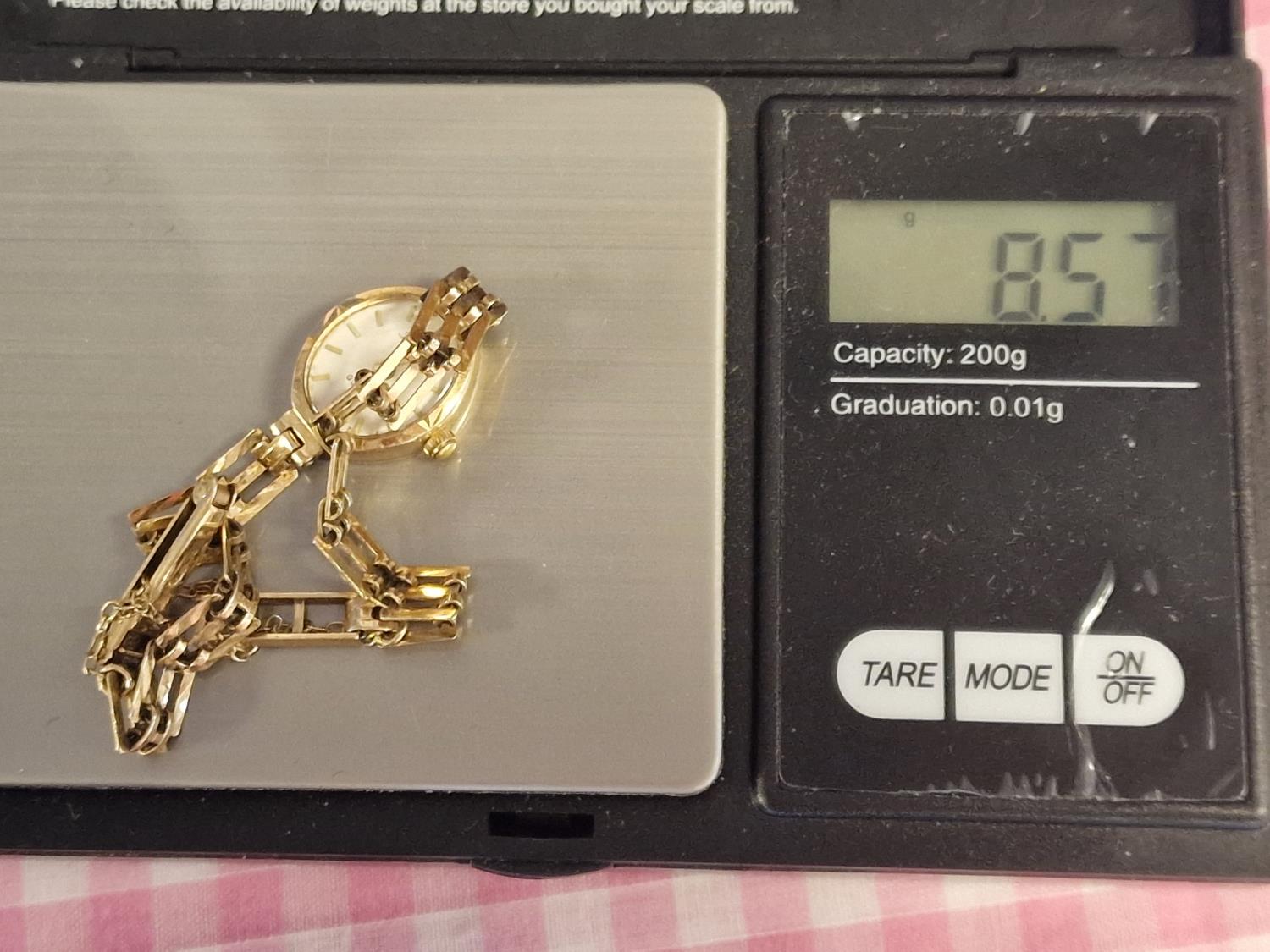 9ct Gold Cocktail Watch - 8.6g total - Image 4 of 4