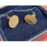 9ct Gold Cufflinks