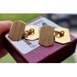 Pair of 9ct Gold Cufflinks - 4.67g weight