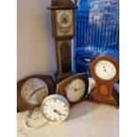 Collection of Various Mantle and Electric Clocks inc Smiths and Charles Rose of Halifax Example