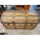 Antique Shipping Barrel Trunk