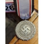 1938 German 2nd Class Luftschultz Civil Air Defence Medal
