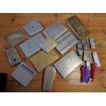 Collection of Metallic and Other Cigarette Cases etc