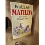 Hardback Book First Edition of Roald Dahl Matilda - VGC