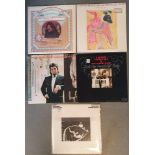 Collection of 5 Vinyl LP Records by Captain Beefheart, comprising Clear Spot, … the Spotlight Kid, L