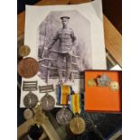 Great Boer War and WWI Soldier's Medal Collection to include Turn-of-the-century South Africa and Tr