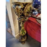 Very Large Victorian Two-Part Jardinere - 115cm high