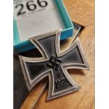 1939 German 1st Class Iron Cross Pin Back Badge - no makers marks
