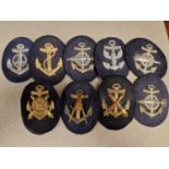 Set of Nine Kaiserlische/Kriegsmarine Sleeve Insignia/Badges