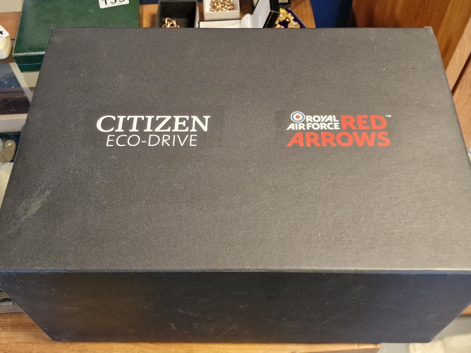 Boxed Citizen Eco-Drive Ecodrive Red Arrows Digital Chronograph Wrist Watch - w/all paperwork and fu - Image 7 of 7