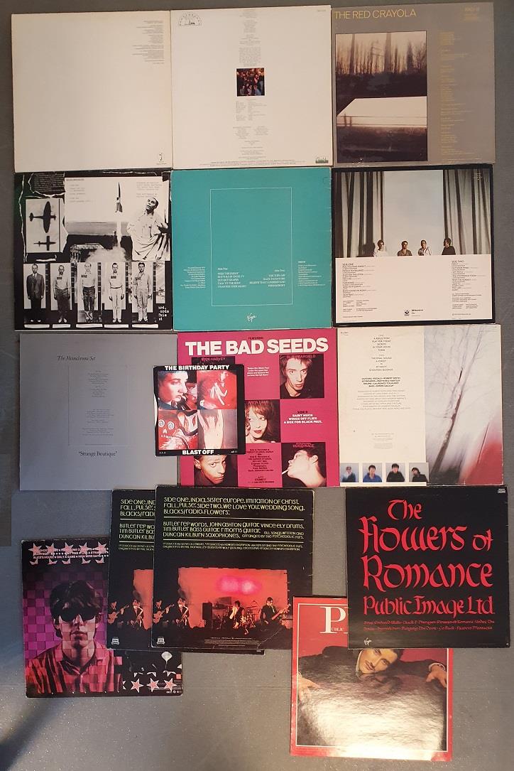 Good collection of 1980s indie Vinyl LP Records albums & 7" singles, including Bauhaus, the Cure, th - Image 2 of 2