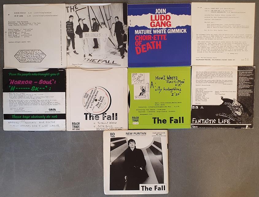 Superb collection of 7" Vinyl records singles/EPs by The Fall, comprising Kicker, Casino Soul, How I - Image 2 of 2