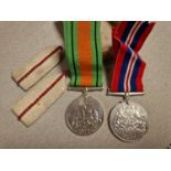 Pair of Army World War WWII Service Medals
